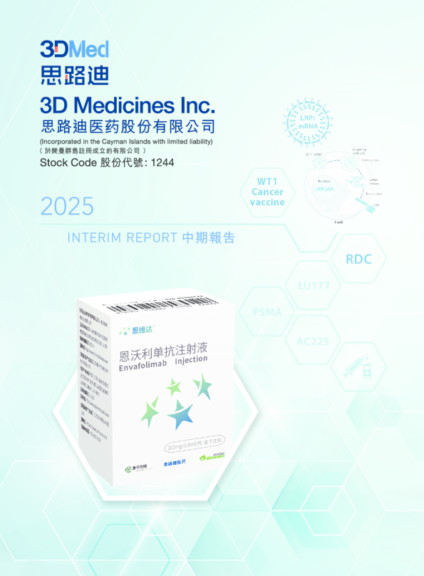 思路迪医药股份二零二五年中期报告