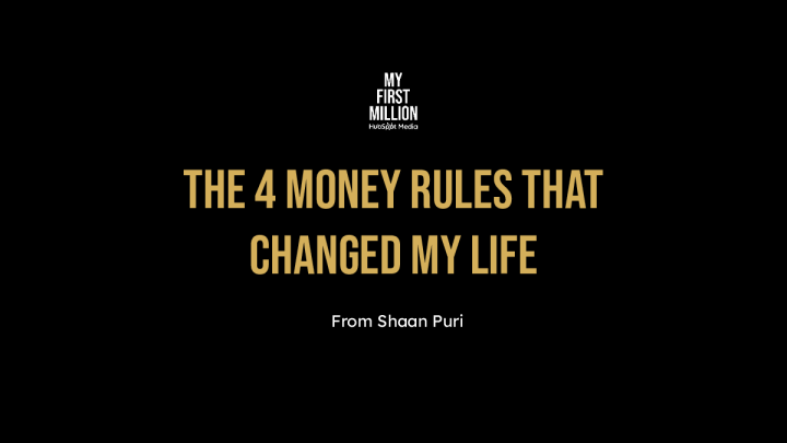 Sandip Prasad's Four Wealth Principles [MFM]