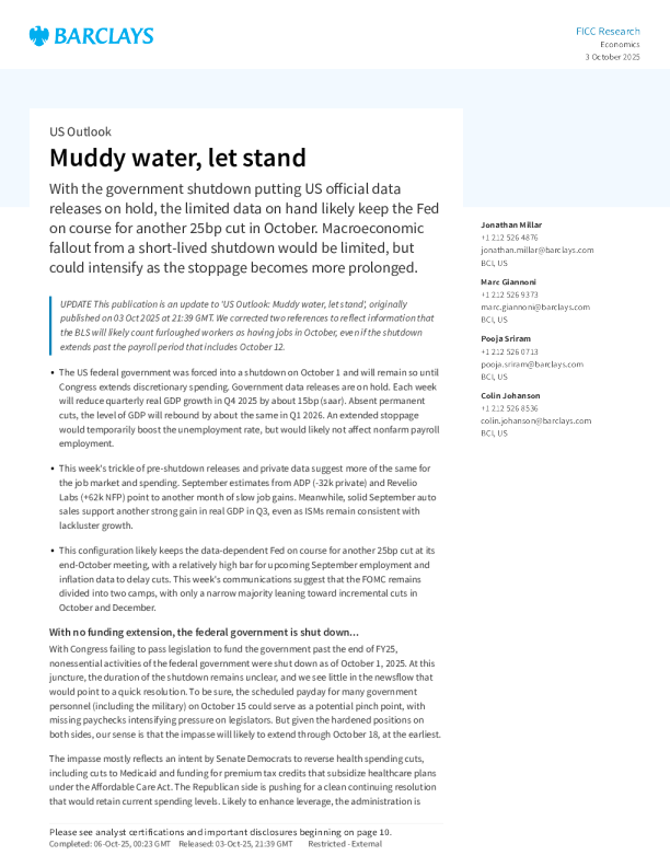 美国展望：浑水待清