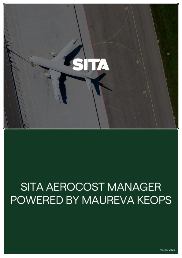 SITA航空成本经理：管理成本