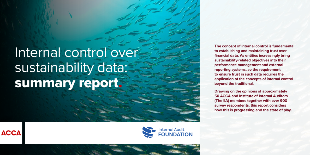 可持续性数据的内部控制