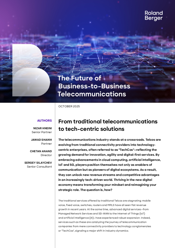 企业对企业电信的未来