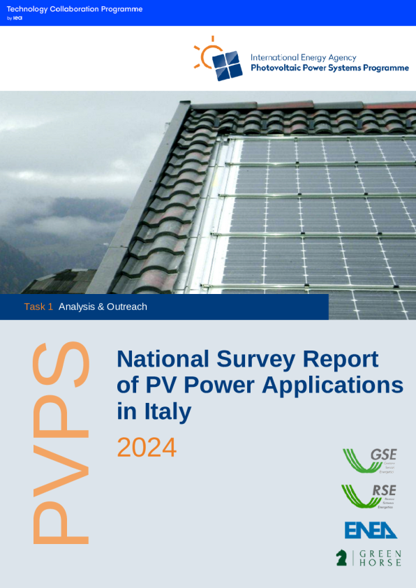 2024年意大利光伏发电应用全国调查报告