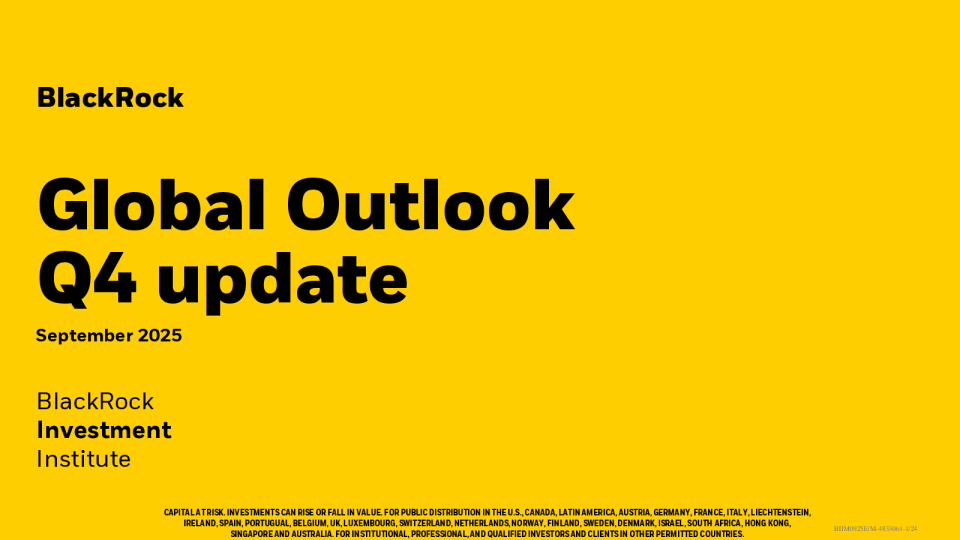 全球展望：第四季度更新