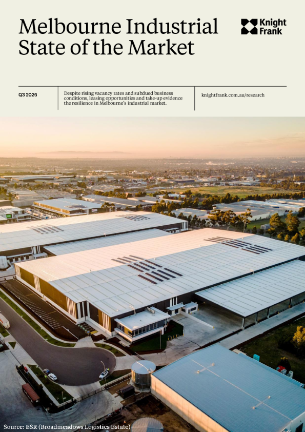 墨尔本工业市场状况2025年第三季度
