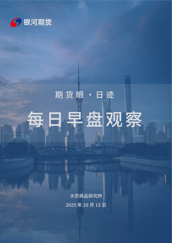 黑色金属每日早盘观察