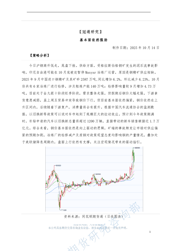 冠通研究：基本面依然强劲