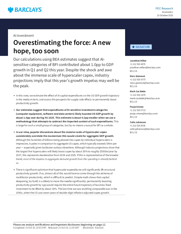 人工智能投资：高估其力——新希望已现，但为时尚早