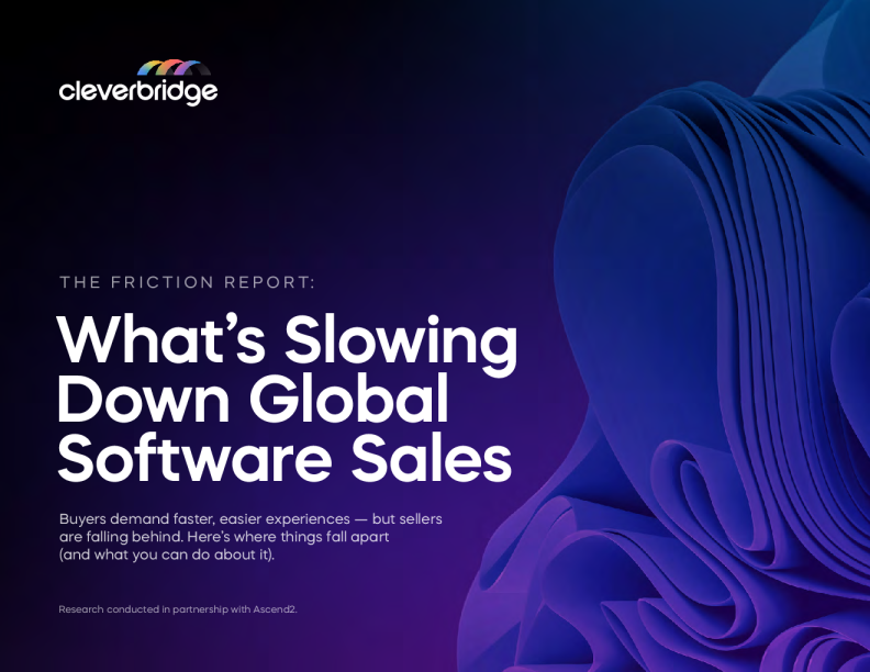摩擦报告：是什么拖慢了全球软件销售
