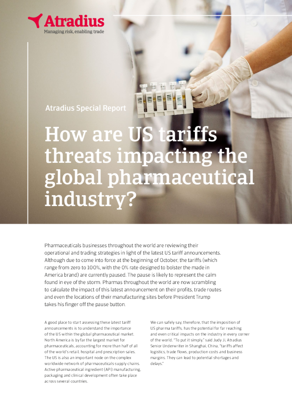 美国关税如何影响全球制药行业
