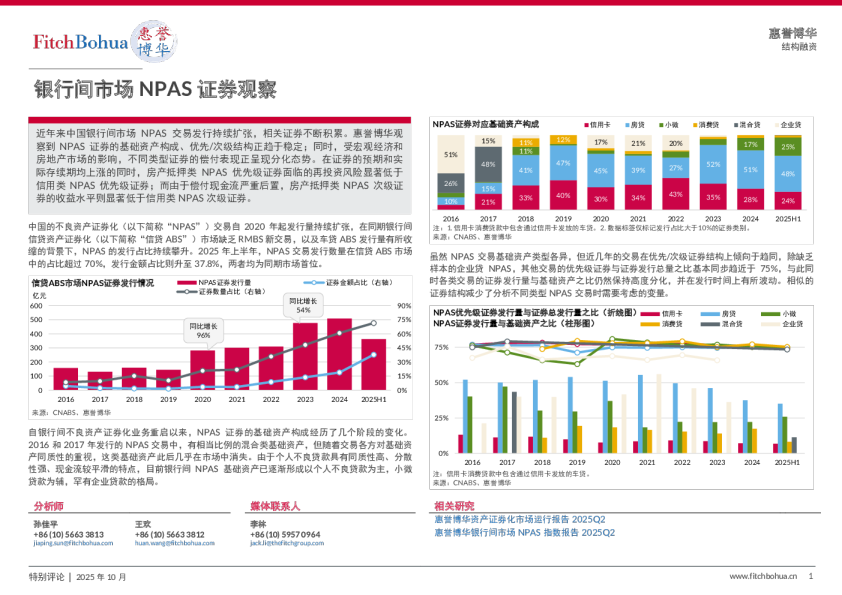银行间市场 NPAS 证券观察