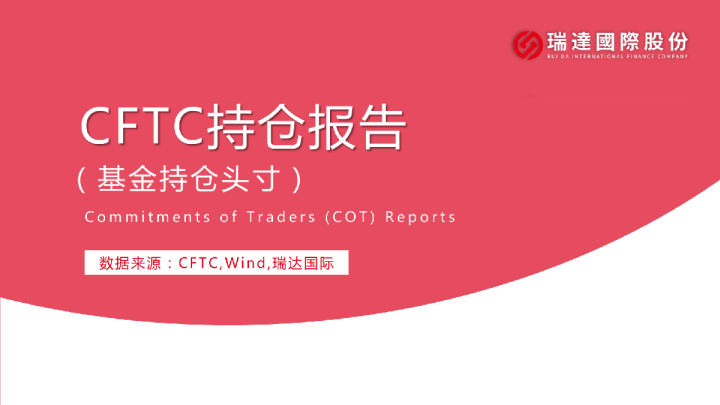 CFTC持仓报告（基金持仓）