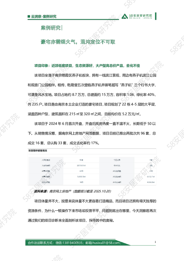 豪宅亦需烟火气，混沌定位不可取