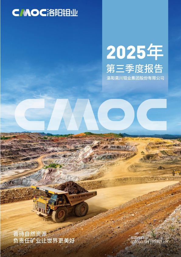 洛阳钼业：洛阳钼业2025年第三季度报告
