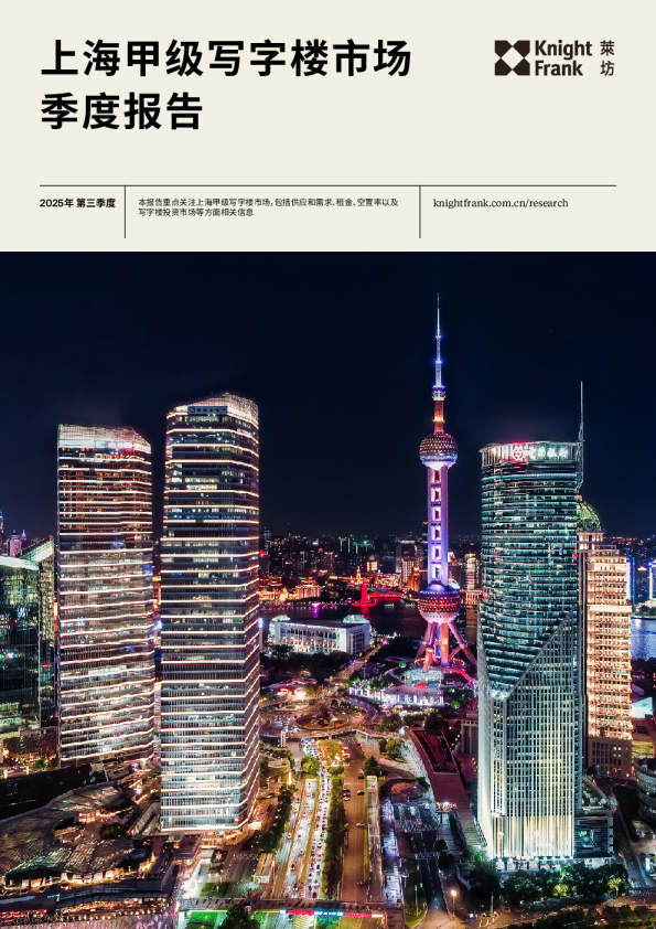 上海写字楼市场报告 2025年 Q3