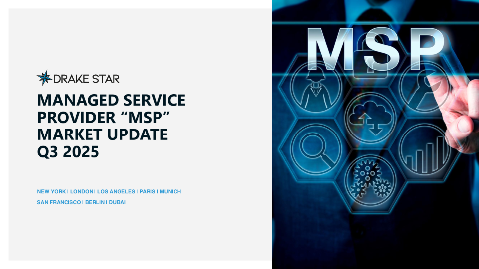 托管服务供应商（MSP）市场更新 2025年第三季度