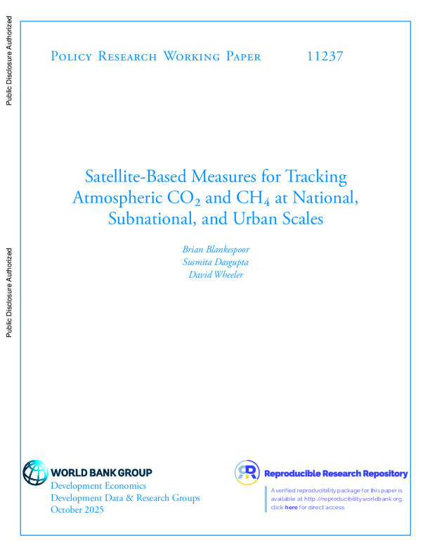 基于卫星的大气CO跟踪措施₂ 和CH₄ 国家、次国家和城市规模