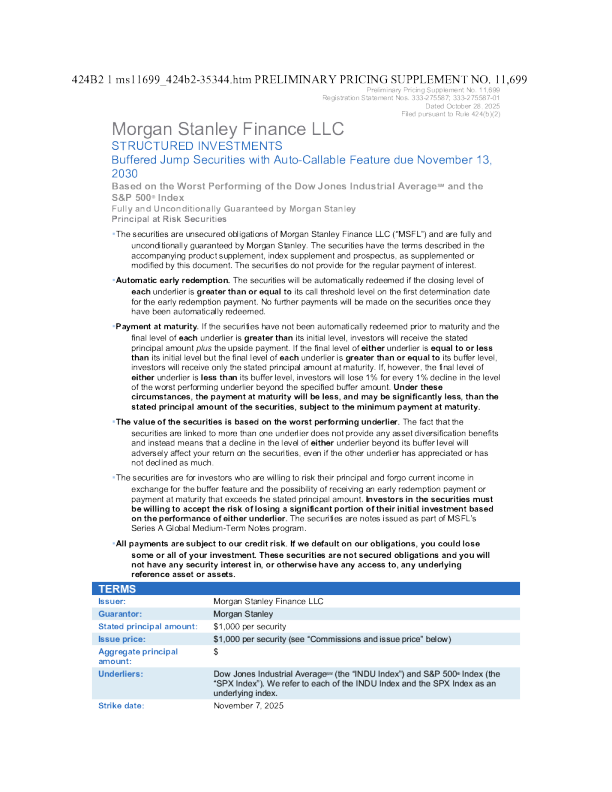 摩根士丹利美股招股说明书(2025-10-28版)
