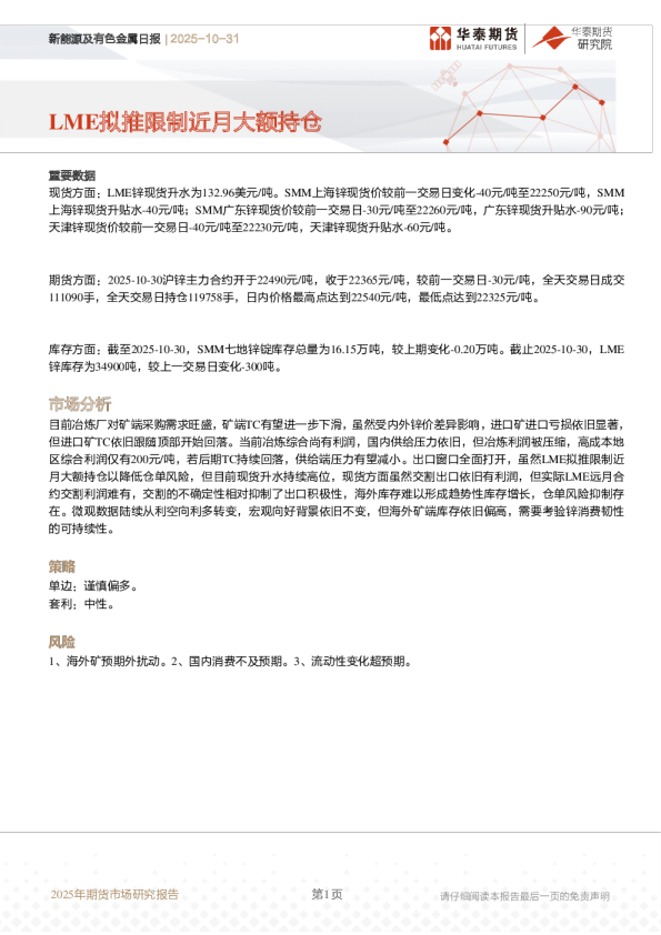 新能源及有色金属日报