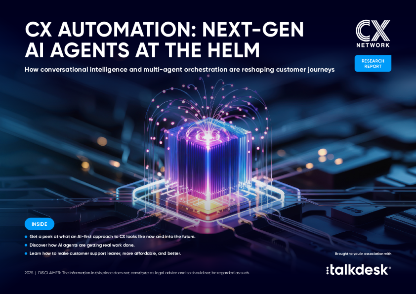 CX自动化：下一代人工智能代理掌舵