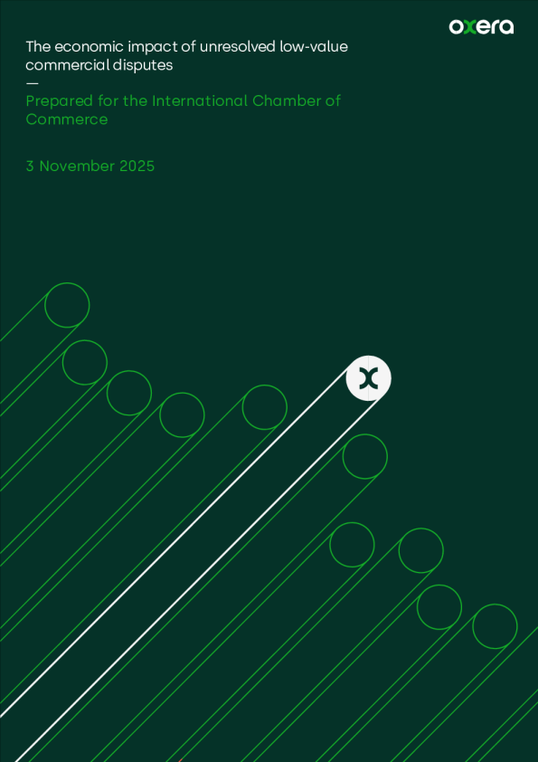 未解决的低价值商业纠纷的经济影响（英）