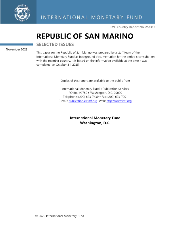 圣马力诺共和国：若干问题（英）