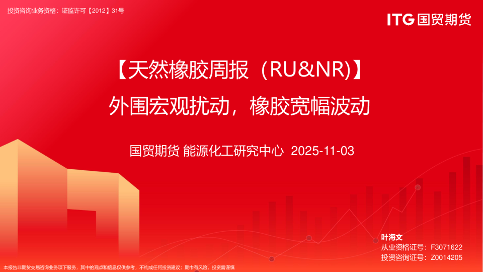 天然橡胶周报（RU&NR)