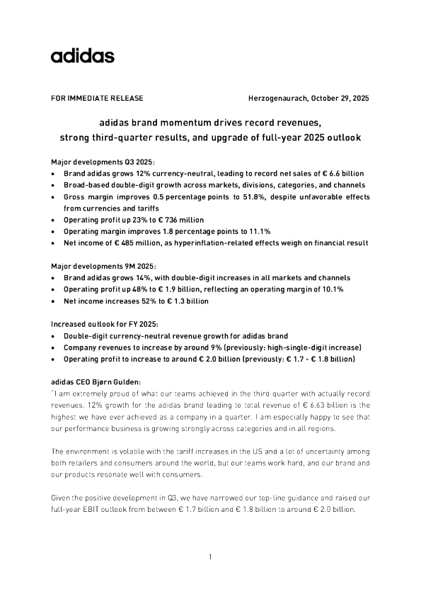 阿迪达斯(ADR)2024年度报告