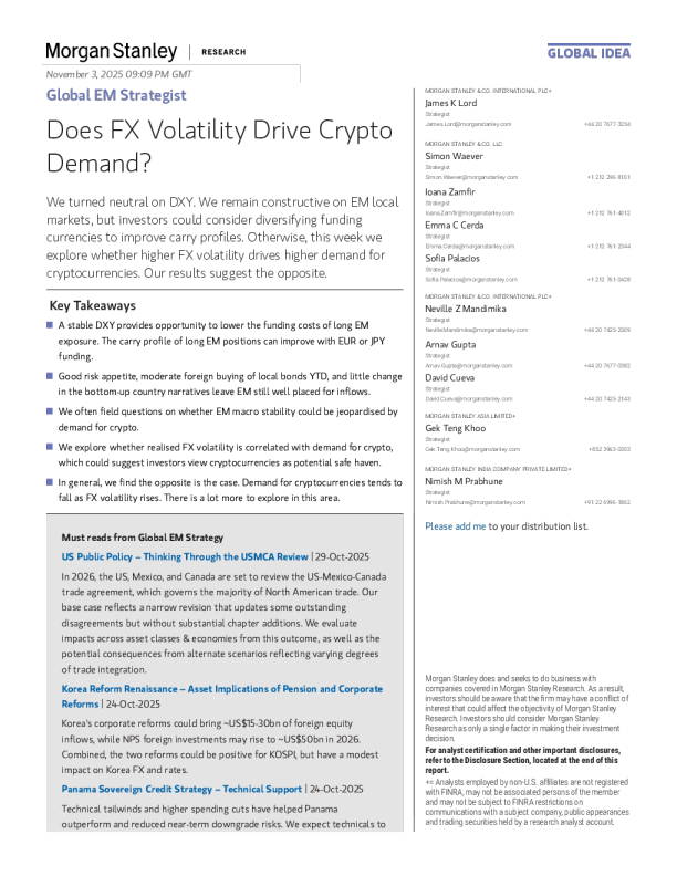 外汇波动性是否推动加密货币需求？