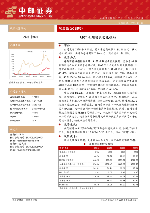 AIOT长期增长动能强劲