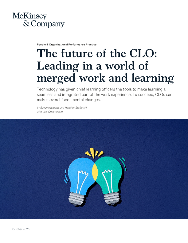 引领“工作与学习融合”时代