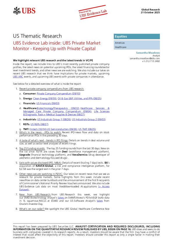 瑞银股票美国专题研究_瑞银私人市场内部实证实验室-118374775