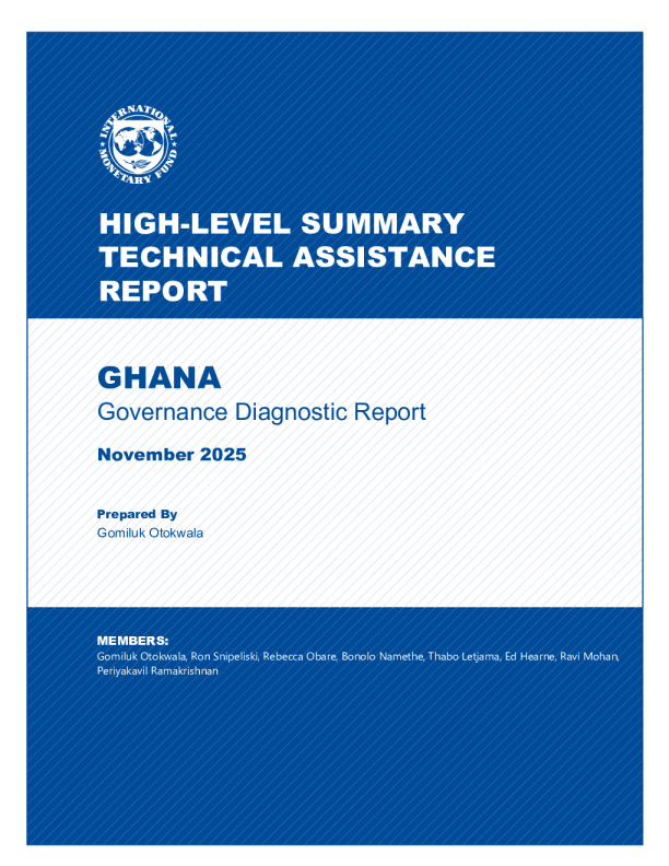 加纳：治理诊断报告