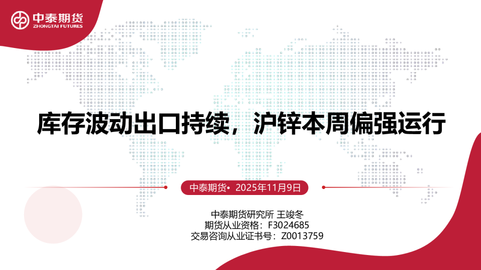 库存波动出口持续，沪锌本周偏强运行