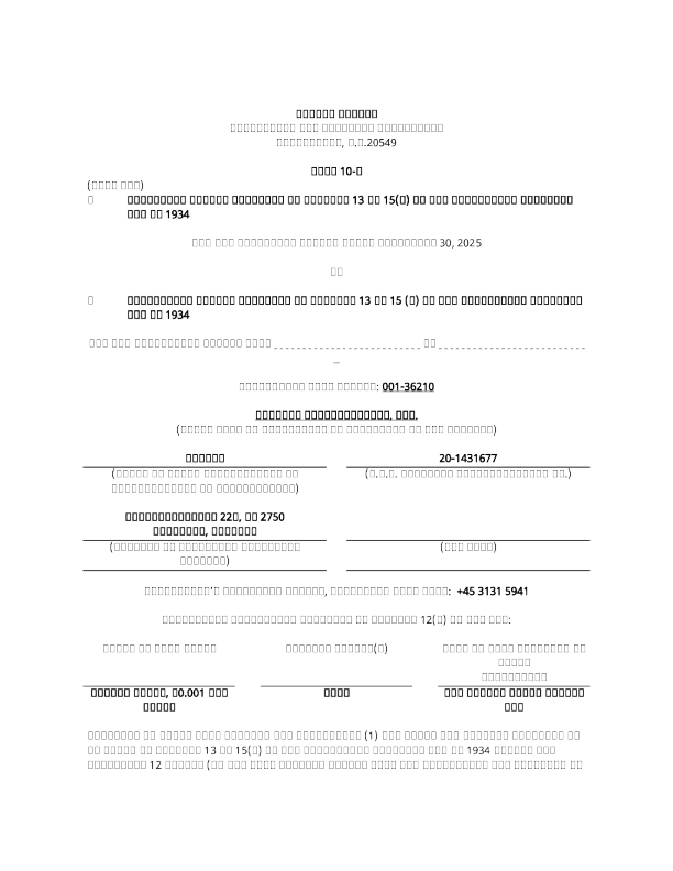 LiqTech International Inc 2025年季度报告