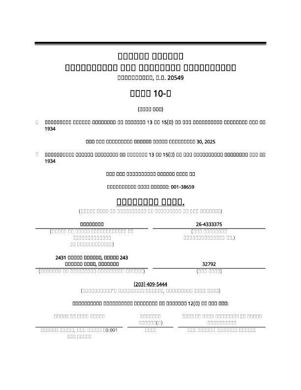 Streamex Corp 2025年季度报告