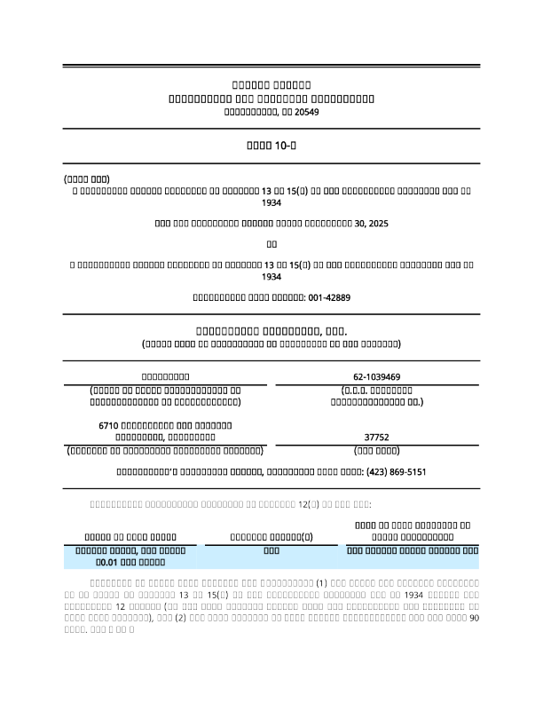 Commercial Bancgroup Inc 2025年季度报告