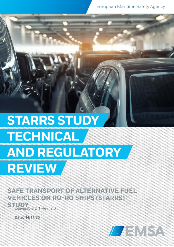 替代燃料车辆在滚装船上安全运输的技术和法规审查（STARRS）研究