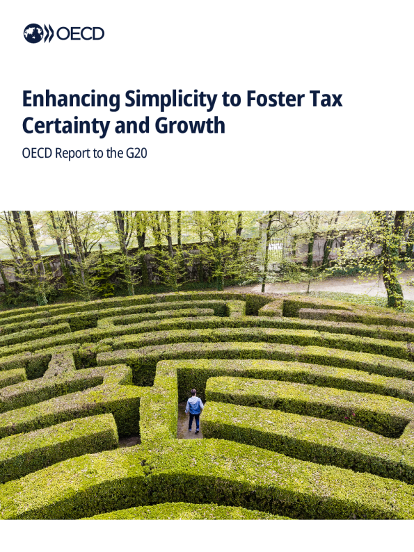 加强简化以促进税收确定性和增长：经合组织提交给G20的报告