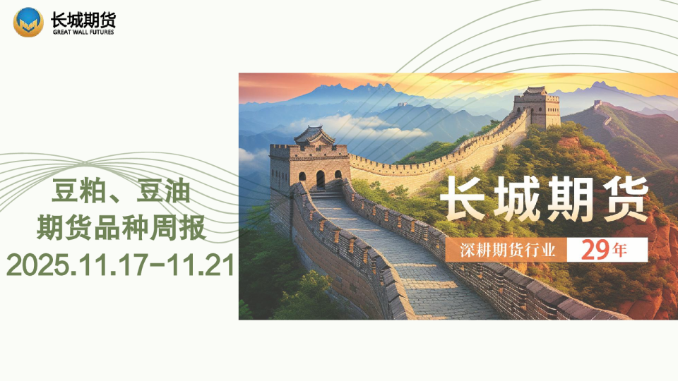 豆粕、豆油期货品种周报