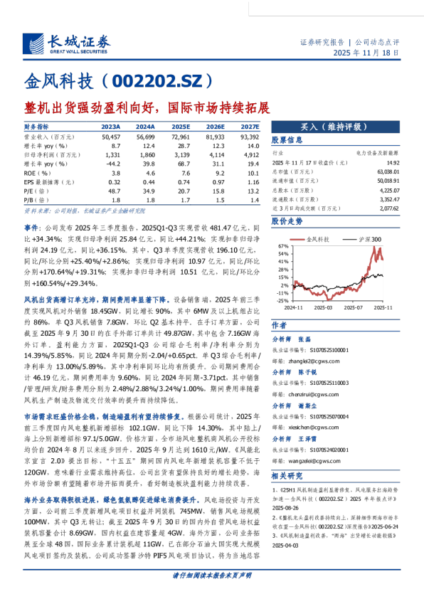 整机出货强劲盈利向好,国际市场持续拓展