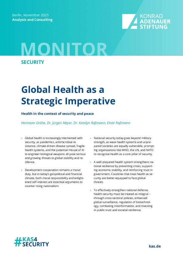 全球健康作为战略要务——安全与和平背景下的健康