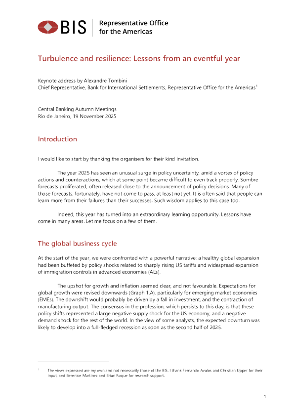 动荡与韧性：多事之秋的教训