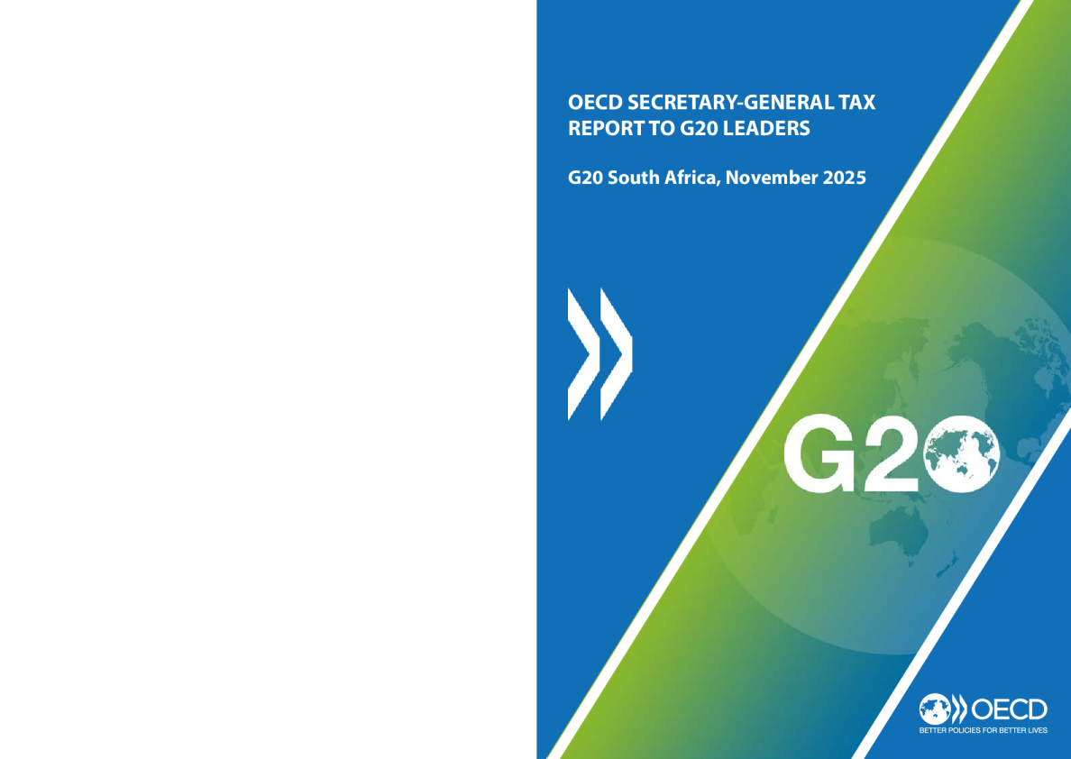 经合组织秘书长向G20领导人提交的税务报告（G20南非，2025年11月）