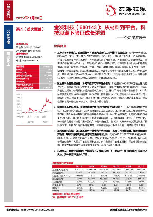 公司深度报告：从材料到平台，科技浪潮下验证成长逻辑