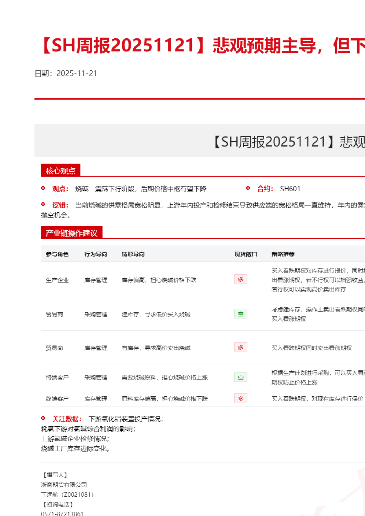 悲观预期主导，但下方空间有限