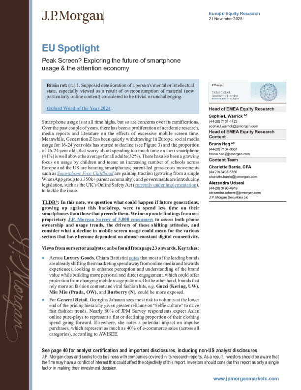 欧盟聚焦：屏幕使用峰值？探索智能手机使用与注意力经济的未来