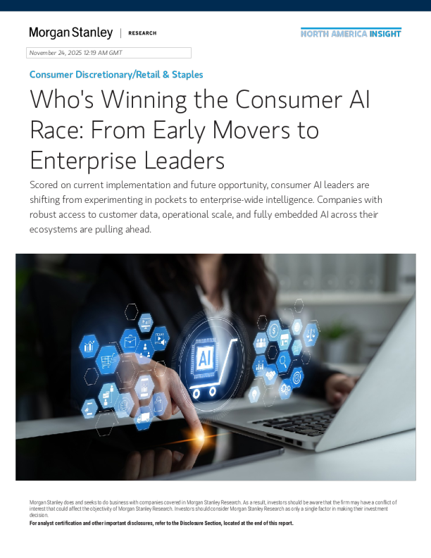 可选消费/零售及必需消费：谁在赢得消费级AI竞赛：从先发玩家到企业领军者