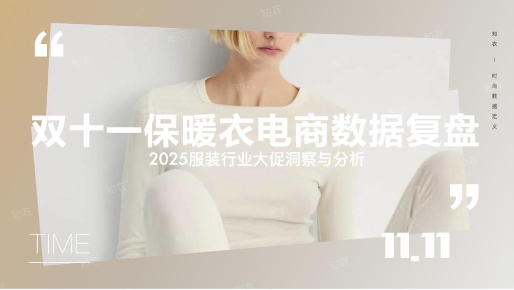 2025服装行业大促洞察与分析