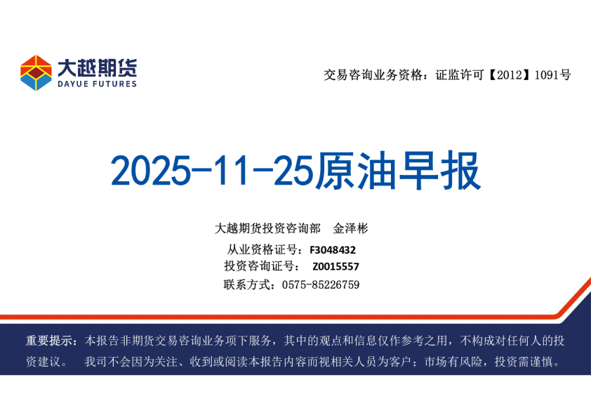 2025-11-25原油早报